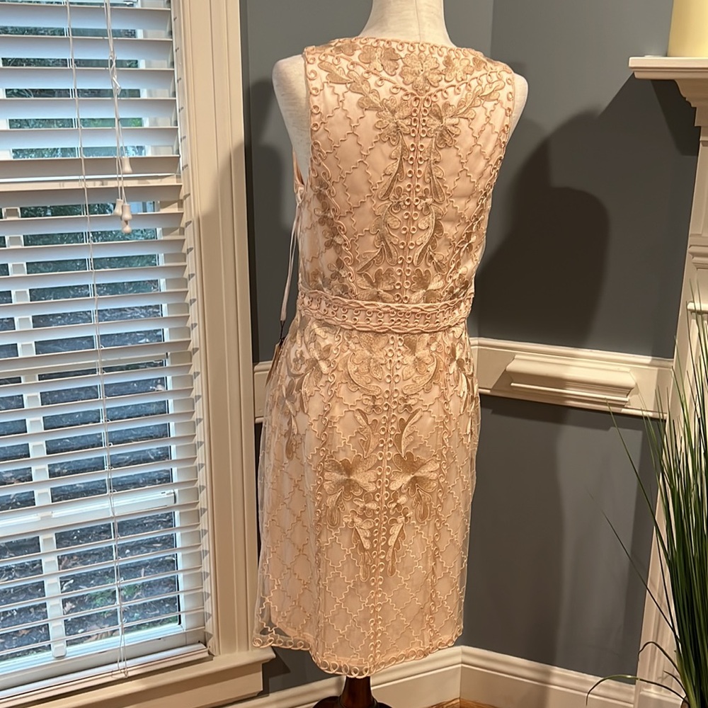 Gorgeous Sue Wong champagne embroidered dress - Picture 4 of 6